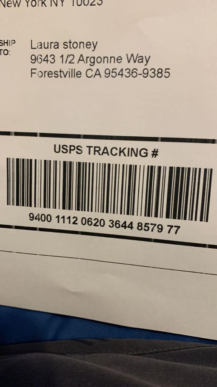 Tracked Shipment Confirmed